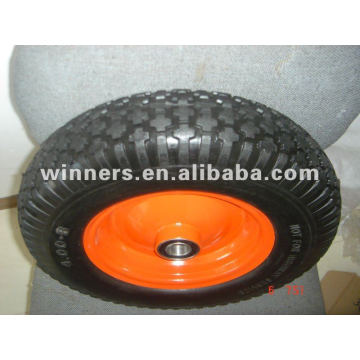 wheelbarrow PU foam wheel 4.00-8